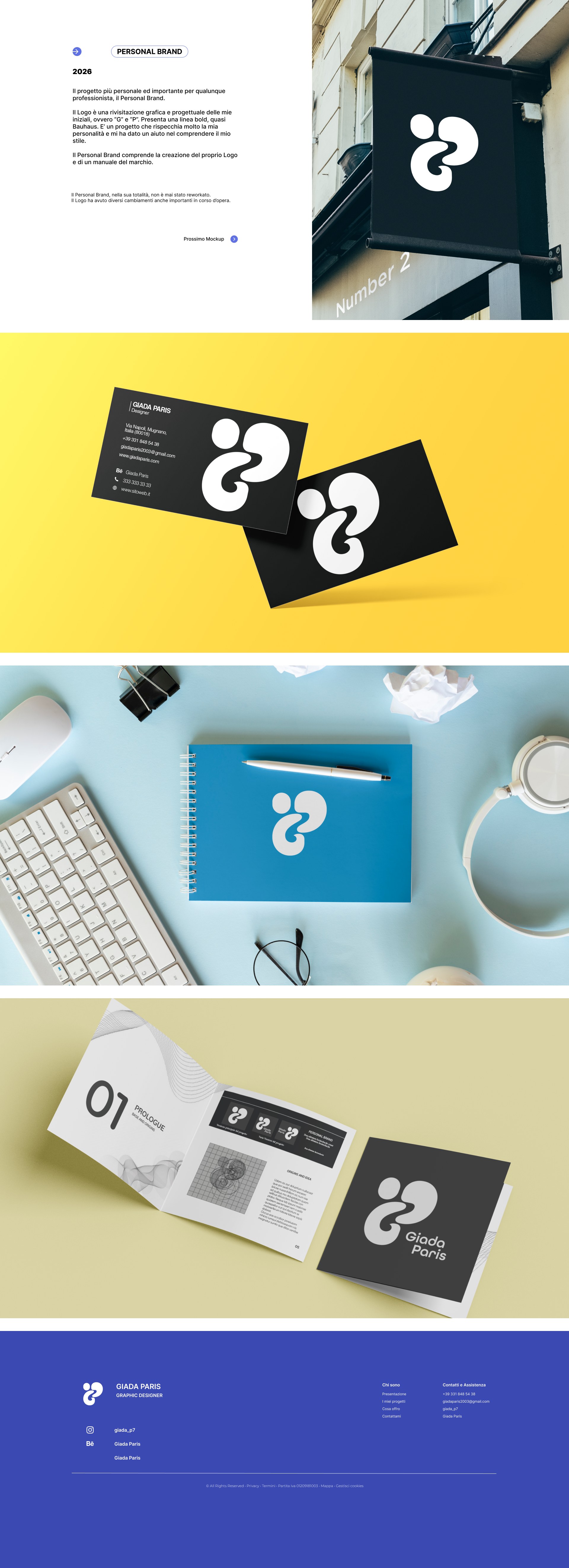 Progetto Personal Brand — Giada Paris