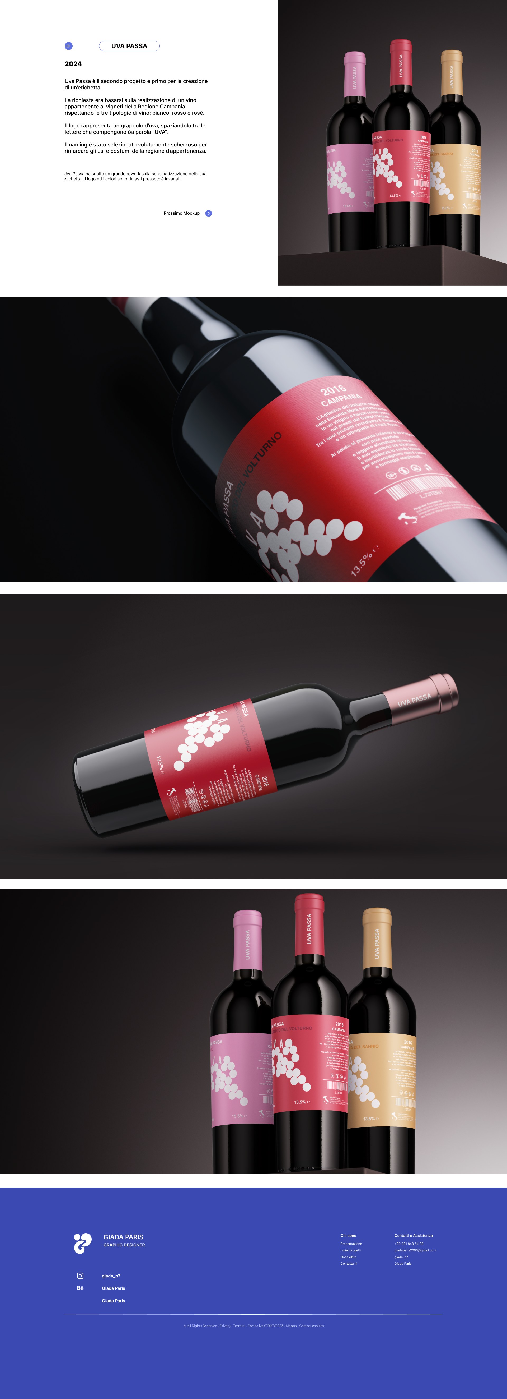 Progetto Uva Passa — Giada Paris